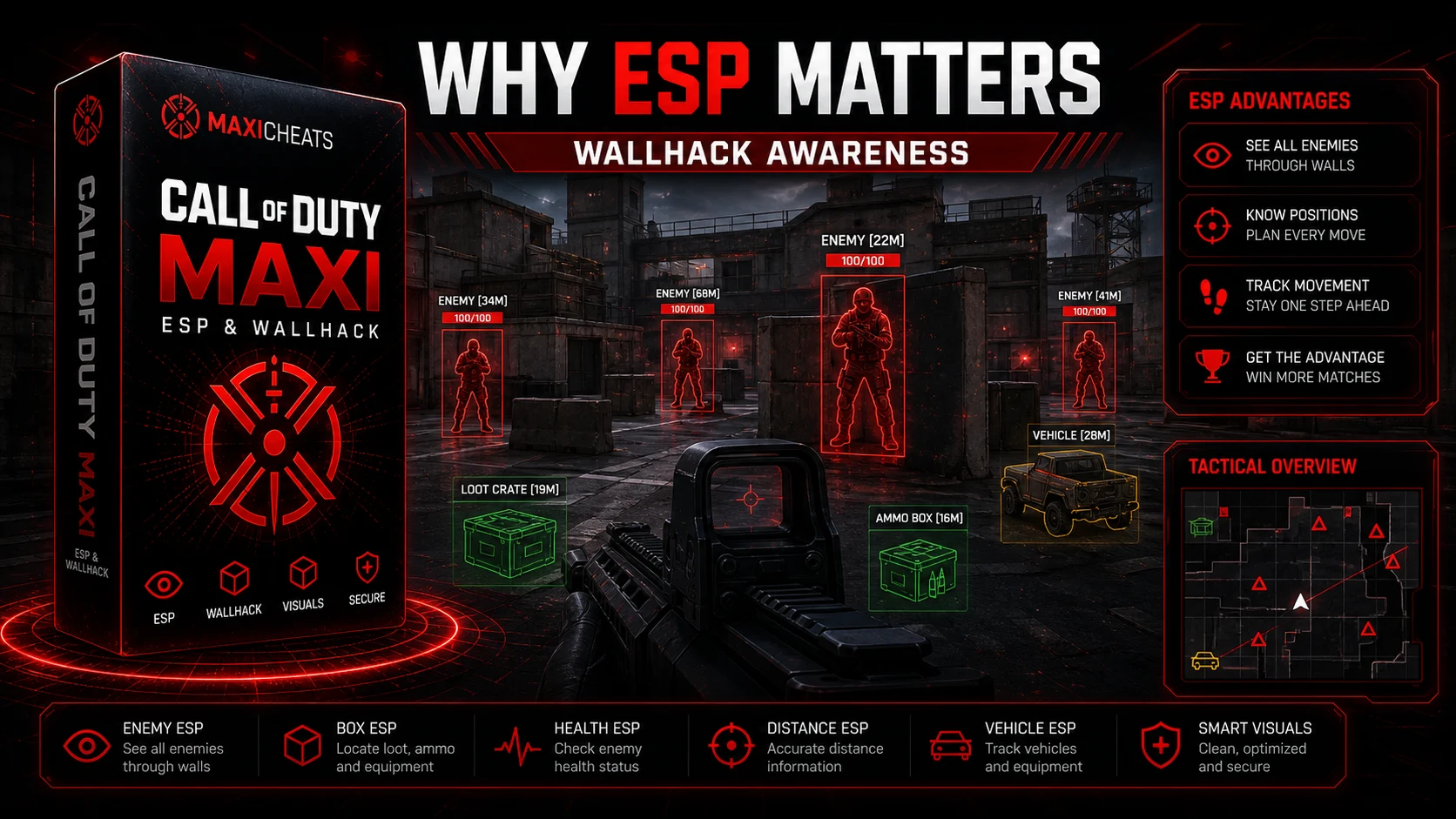 Call of Duty ESP and Wallhack by Maxi Cheats